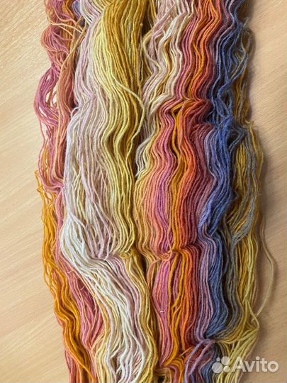 Пряжа для вязания шерсть Бронь