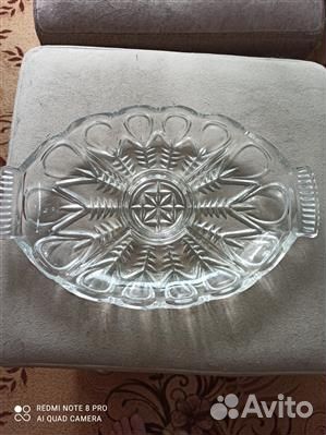 Хрустальная менажница