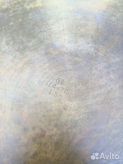 Латунный таз