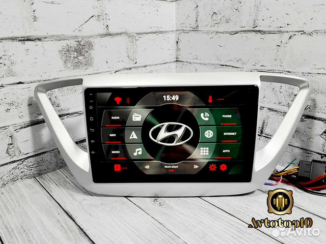 Магнитола Хендай Солярис 2017 android