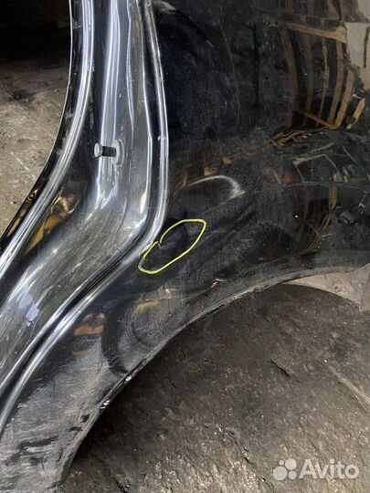 Четверть задняя левая с порогом Renault Logan 1