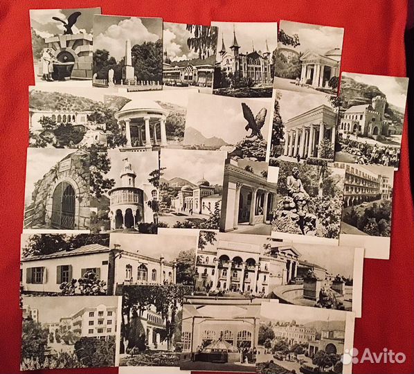 Открытки городов, пейзажей,картин30-70гг