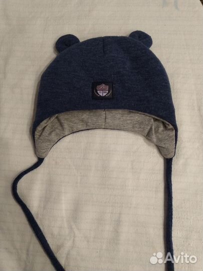 Шапка для мальчика зимняя 44-46