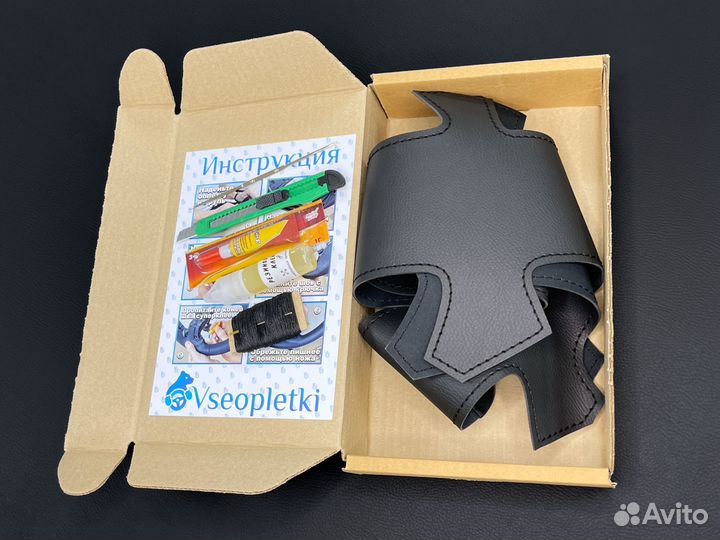 Оплетка на резиновый руль LADA Kalina 1