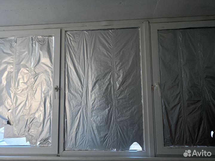 Стеклопакеты двухкамерные, балконая рама