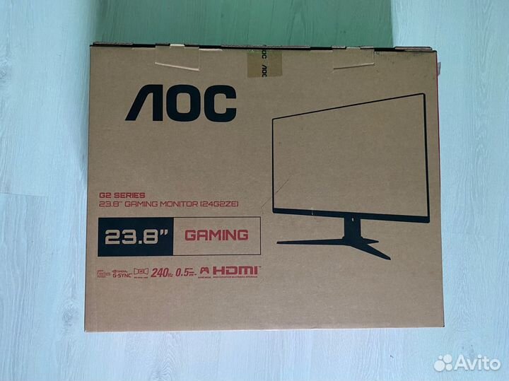 Игровой монитор AOC 24G2ZE/BK 240Hz FullHD