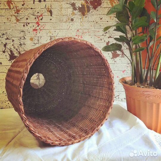 Чехол плетеный на бутыль, корзина плетеная