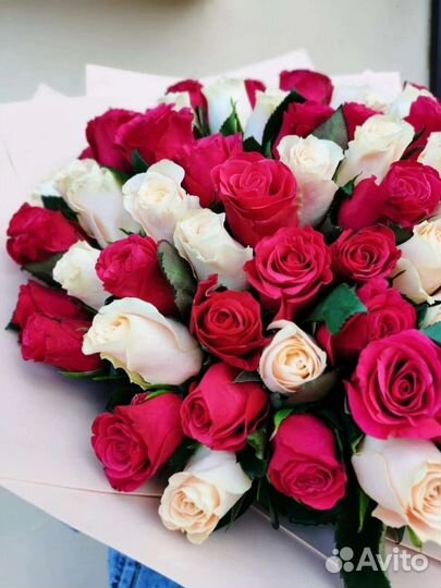 Букет цветов 101 роза