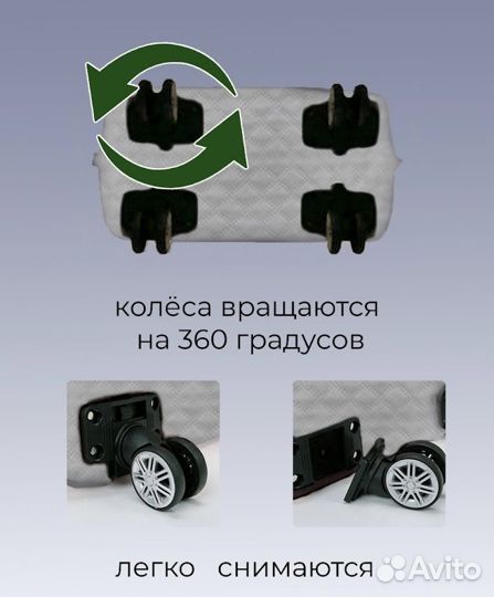 Сумка трансформер белая дорожная