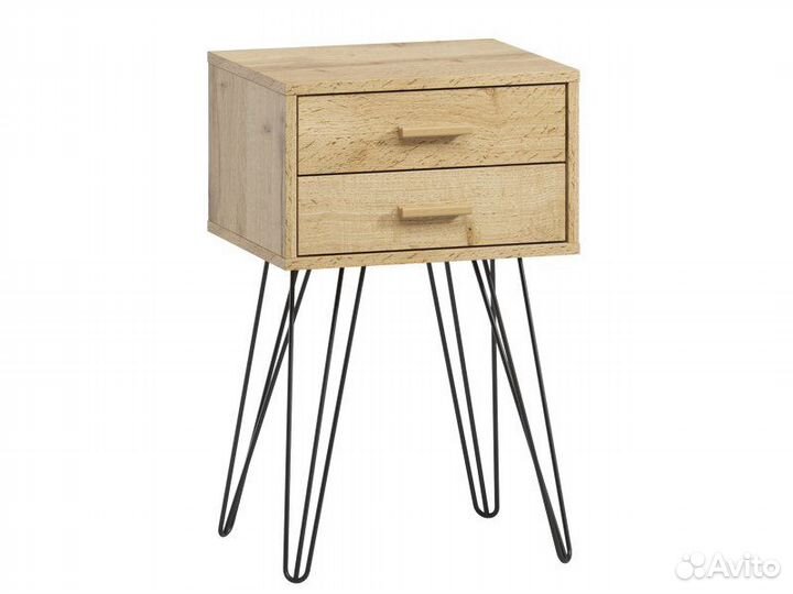 Тумба прикроватная Ивейн-6 Iron Double Wood Simple