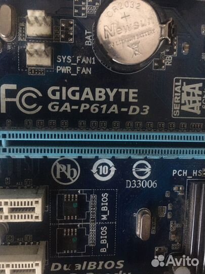 Материнская плата 1155