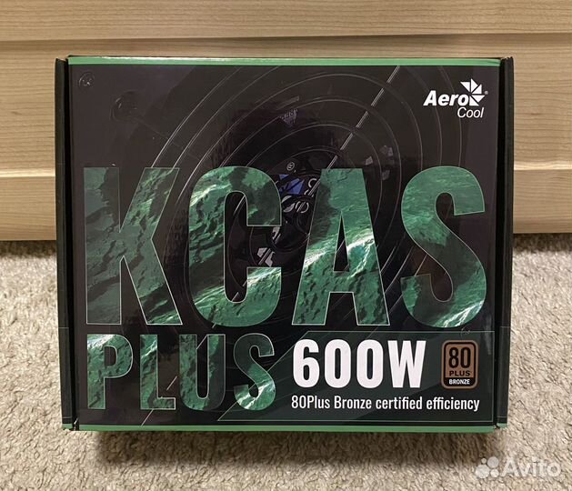 Блок питания AeroCool kcas plus 600W