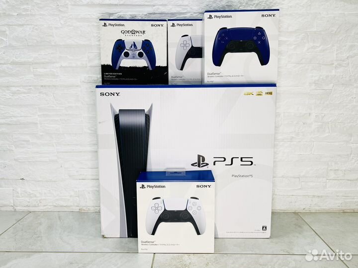 Новая Playstation 5 + 2 Dualsense 1 год гарантии