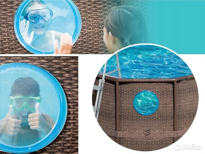 Каркасный бассейн 488х122