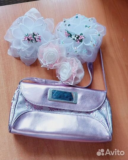 Банты белые для девочки