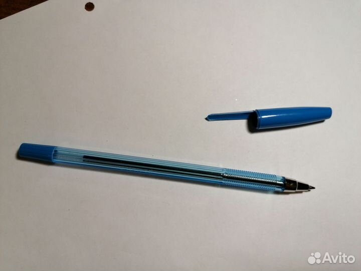 Ручка шариковая синяя, 40 штук