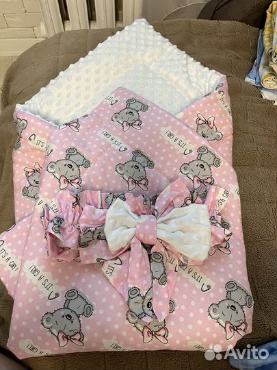 Одеяло конверт на выписку