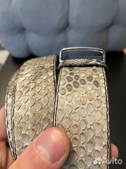 Ремень женский кожа питона новый