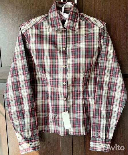 Рубашки школьные для девочек в клетку новые