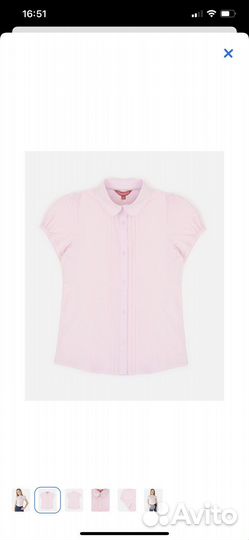 2 рубашки блузки и жилет школьные