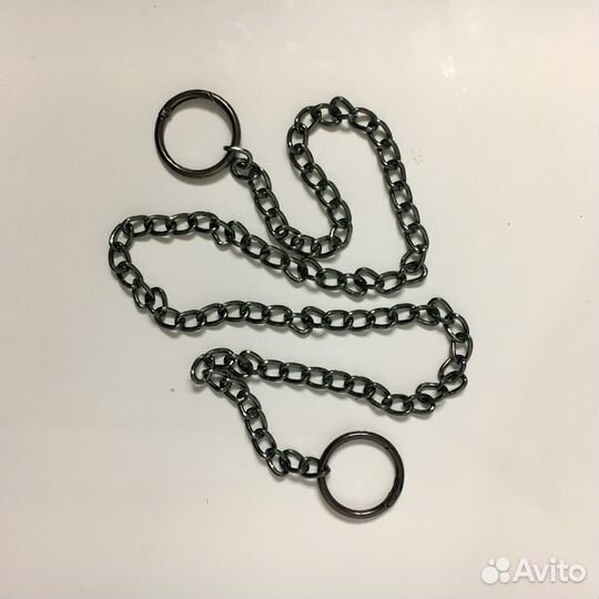 Цепь черная металлическая