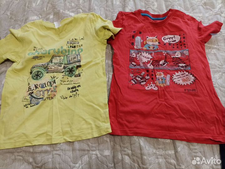 Вещи пакетом на мальчика 122 128