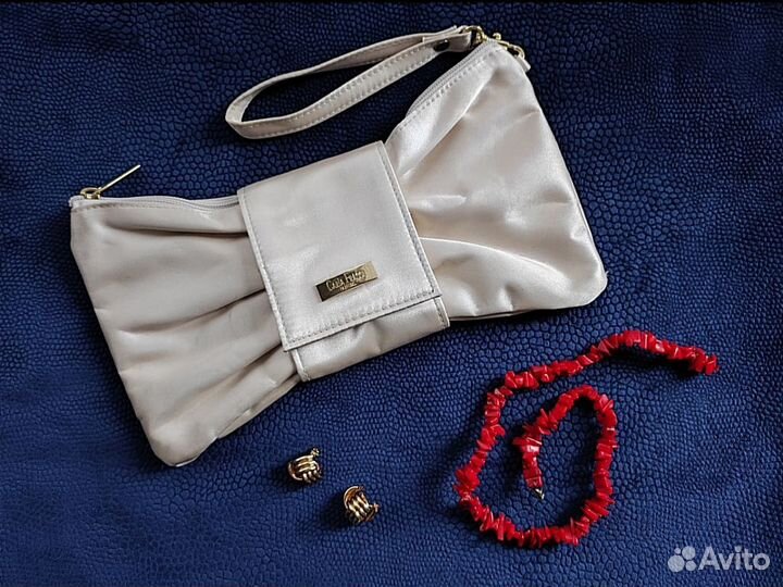 Клатч косметичка Carla Fracci бабочка бант