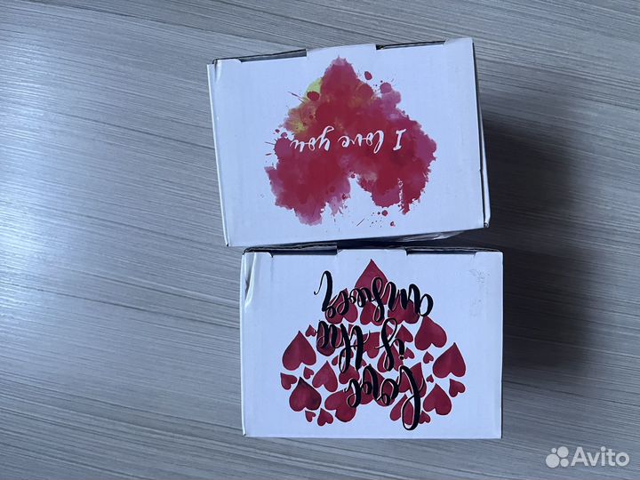 Кружки новые фарфор