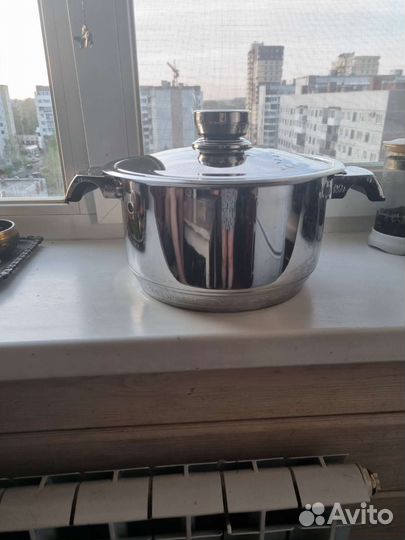 Кастрюля из нержавейки 5 литров