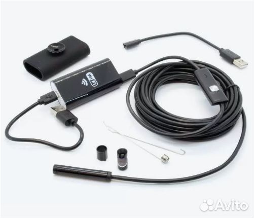 Беспроводной Wi-Fi эндоскоп HD 2 метра