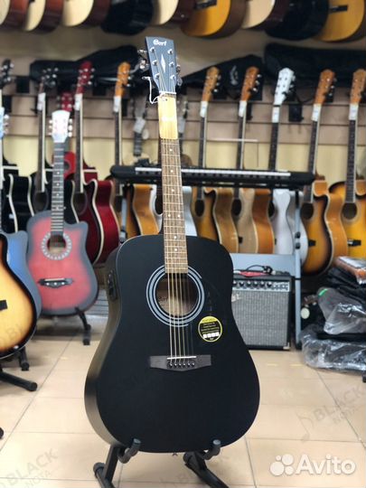 Гитара Cort AD810E-BKS (с подключением) черная