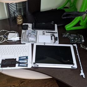 Macbook A1342 middle 2010 на запчасти