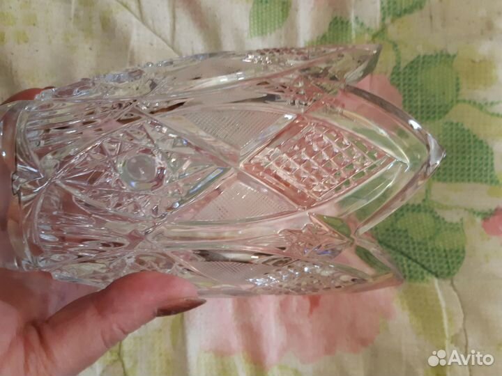 Ваза хрусталь