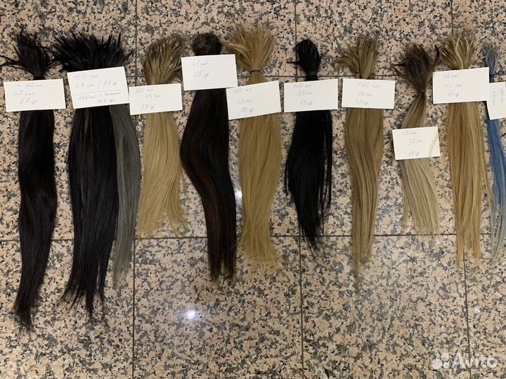 Волосы для наращивания натуральные бу