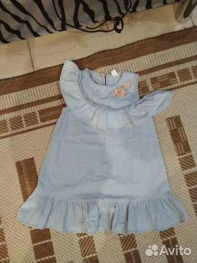 Пакет летних вещей на девочку 3-5 лет