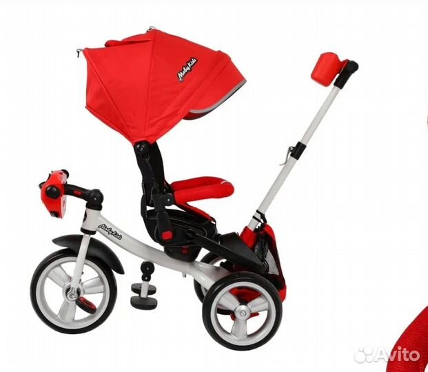 Трехколесный велосипед коляска Moby Kids New