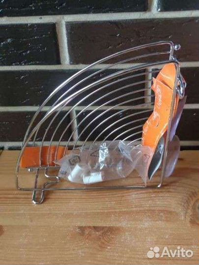 Угловая полка для ванной большая