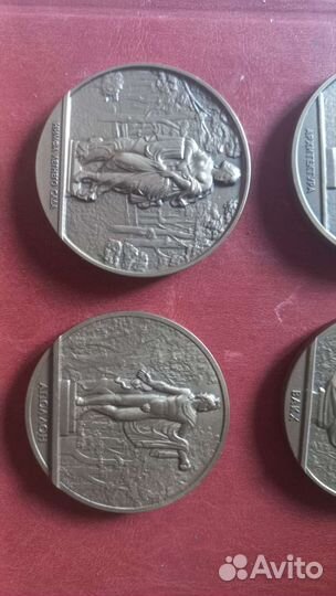 Комплект Настольных медалей, фигуры летнего Сада