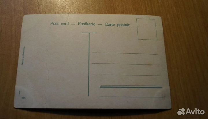 Открытка. Открытое письмо. девушка платье мода при