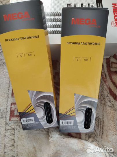 Пластиковые пружины для переплета 6,14 и 19 ми