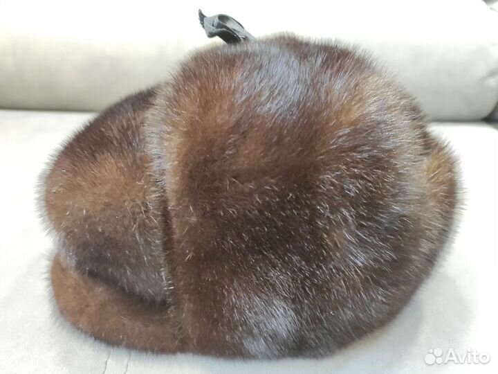 Норковая шапка мужская 58-60 размер