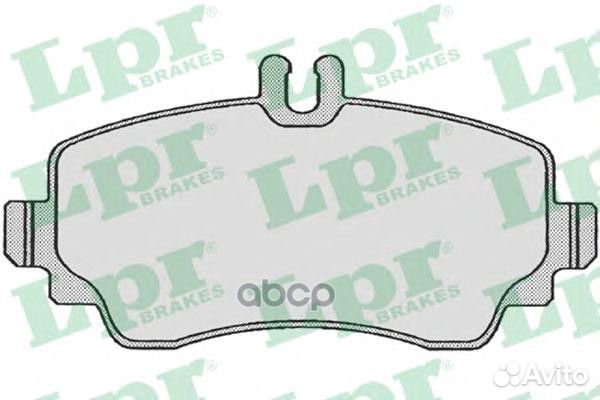 Колодки тормозные дисковые 05P670 Lpr