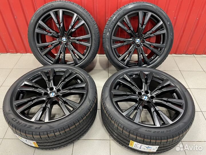 Новое Лето Black matt 22 X7 G07 BMW 756 стиль