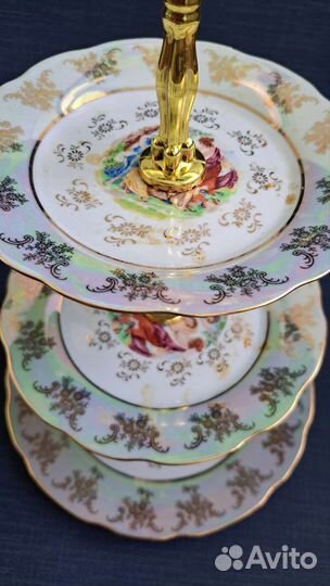 Фруктовница. Фарфор moritz zdekauer Чехия