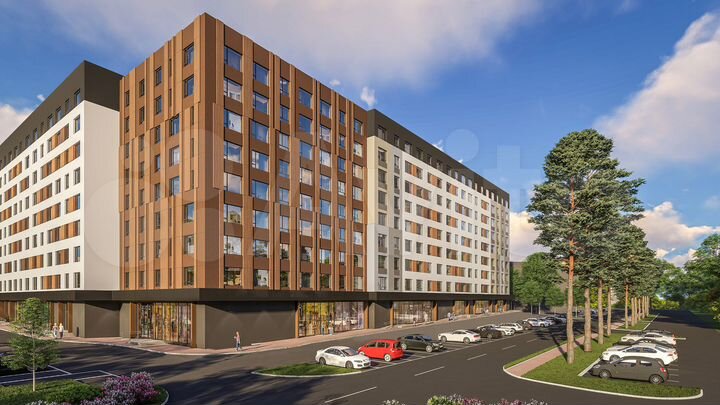 1-к. квартира, 40 м², 6/9 эт.