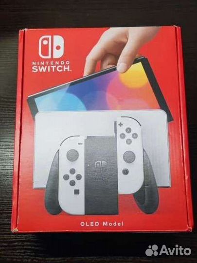 Nintendo switch oled 64 белая новая