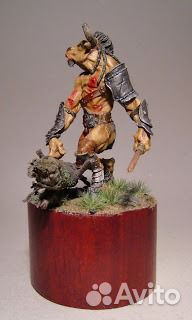 Оловянный солдатик Минотавр, миниатюра, статуэтка