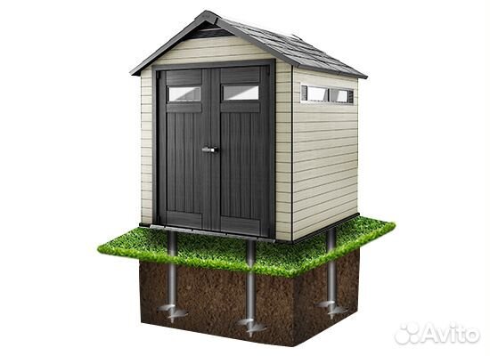 Фундамент свайный для легких строений