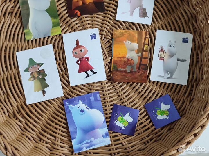 Наклейки Муми Тролли