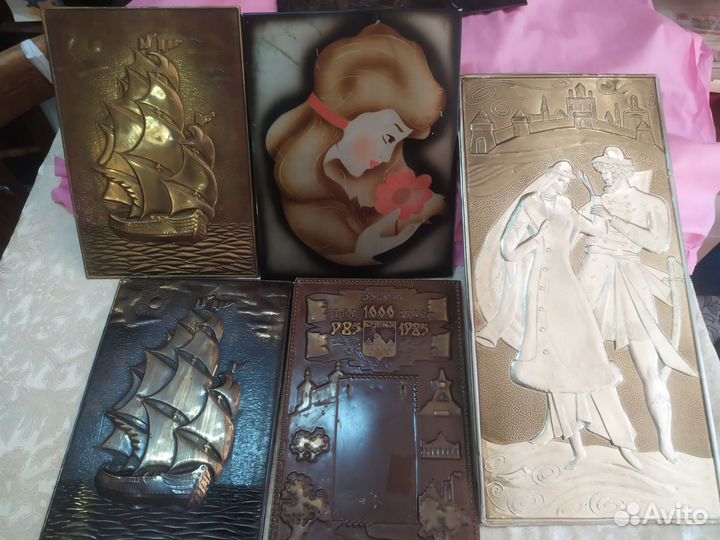 СССР чеканки панно